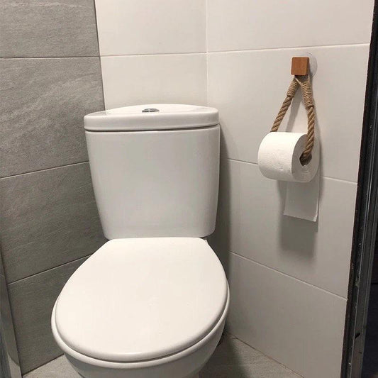 Support de papier toilette en corde
