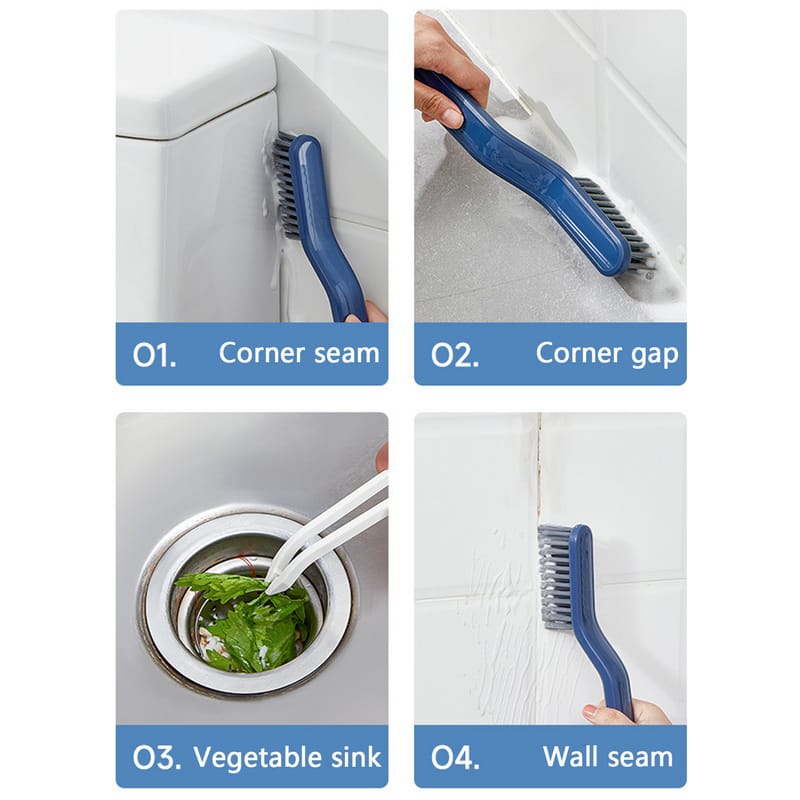 Brosse de nettoyage pour cheveux à clip 2 en 1