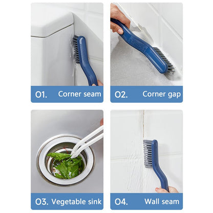 Brosse de nettoyage pour cheveux à clip 2 en 1