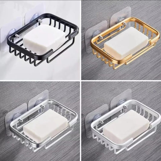 Support de porte-savon en aluminium monté au mur