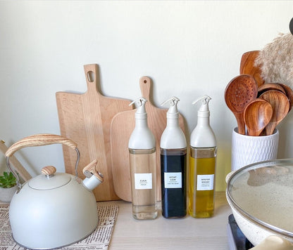 Distributeur d'huile/de vinaigre étanche à la cuisine