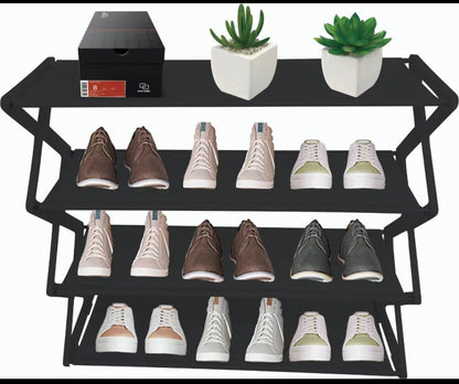 Étagère à chaussures pliable multifonctionnelle