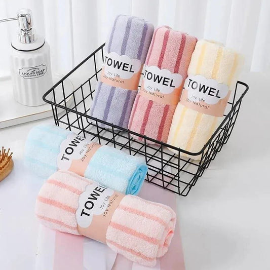 Serviettes en Microfibre Velours Corail