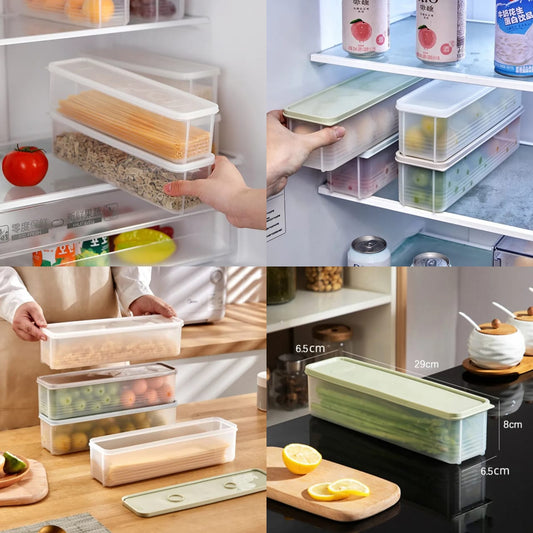 Conteneur de spaghetti de cuisine avec couvercle