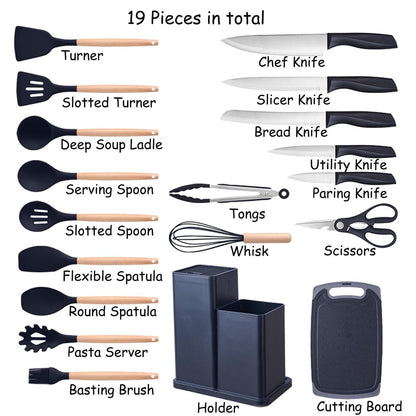 Ensemble de cuisine 19 pièces