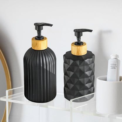 Bouteille de lotion en verre savon