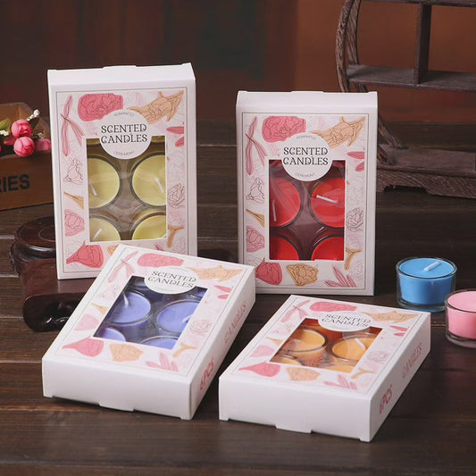 6Pc Pack de bougies parfumées cadeau