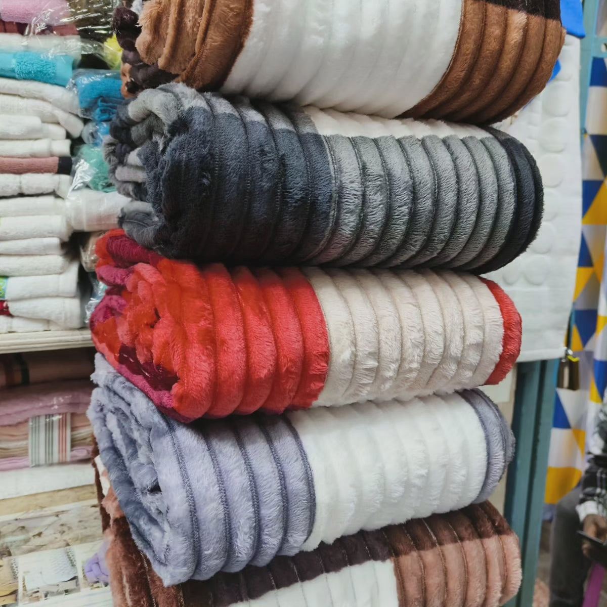 Couverture en velours polaire -6*6