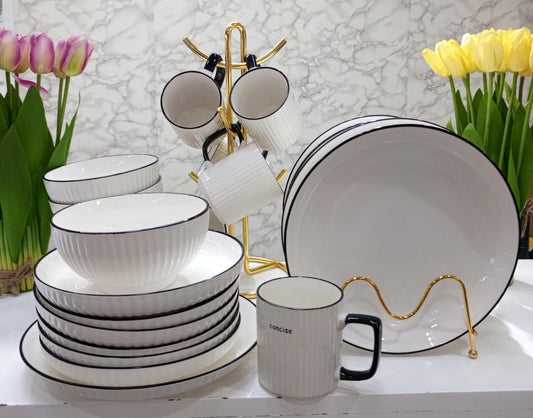 Set de dîner de 24 pièces