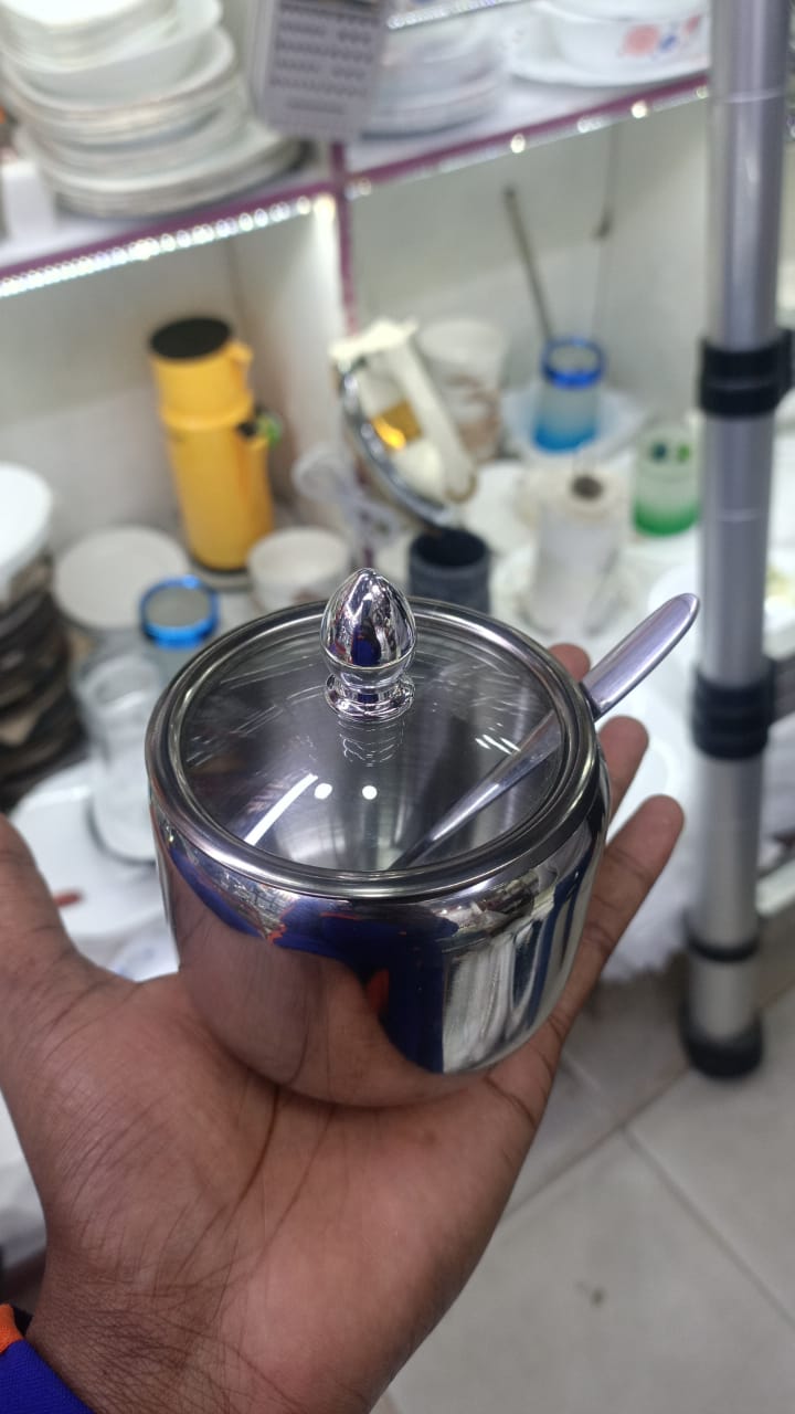 Bol à sucre lourd en acier inoxydable