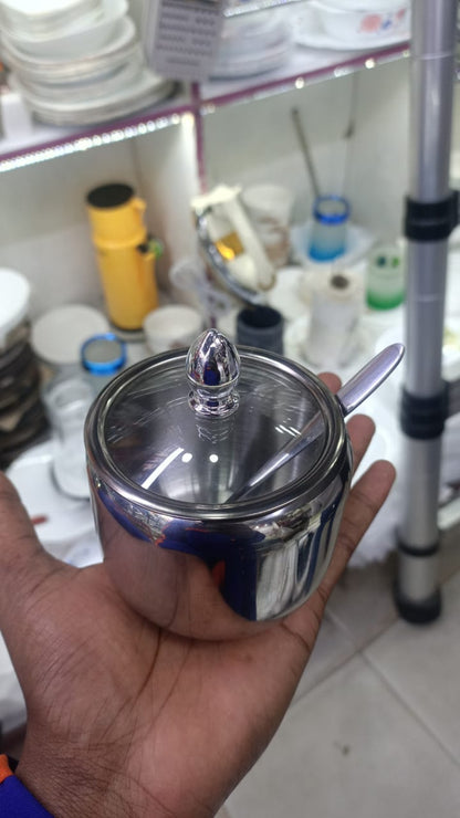 Bol à sucre lourd en acier inoxydable