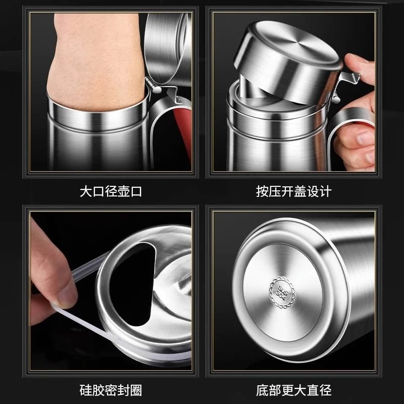 Bouteille/Distributeur en acier inoxydable