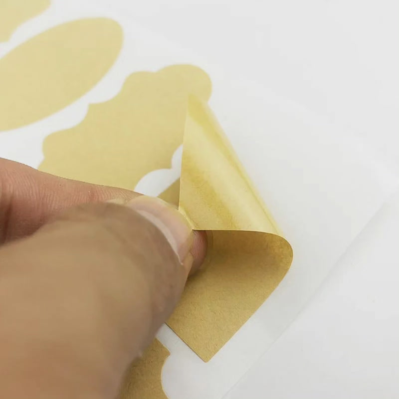 Étiquettes de pot en papier kraft