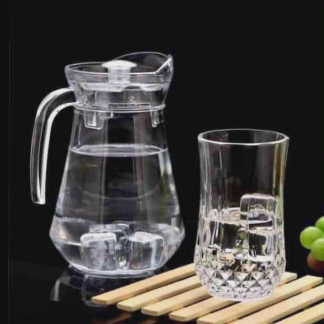 1 pichet +6 verres set