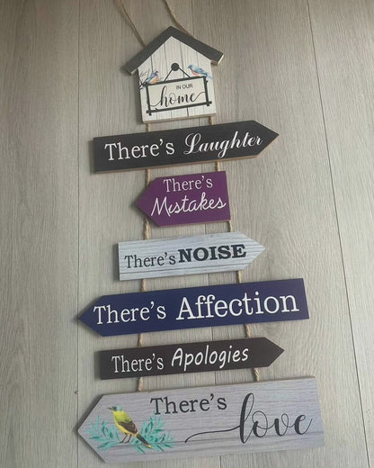 Art mural en bois suspendu