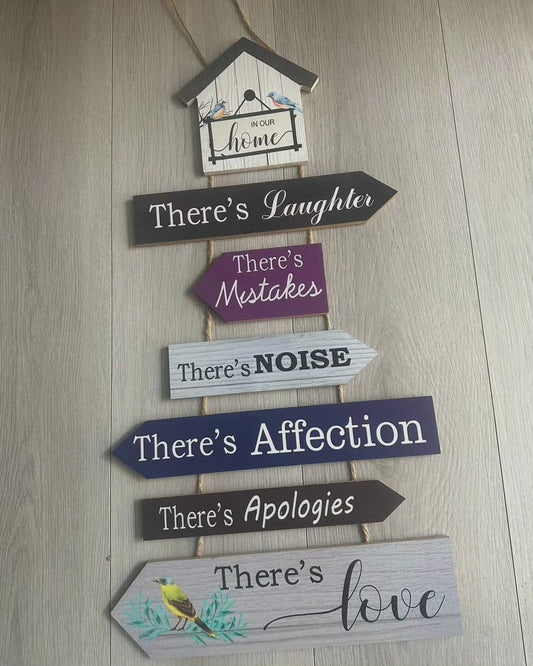 Art mural en bois suspendu