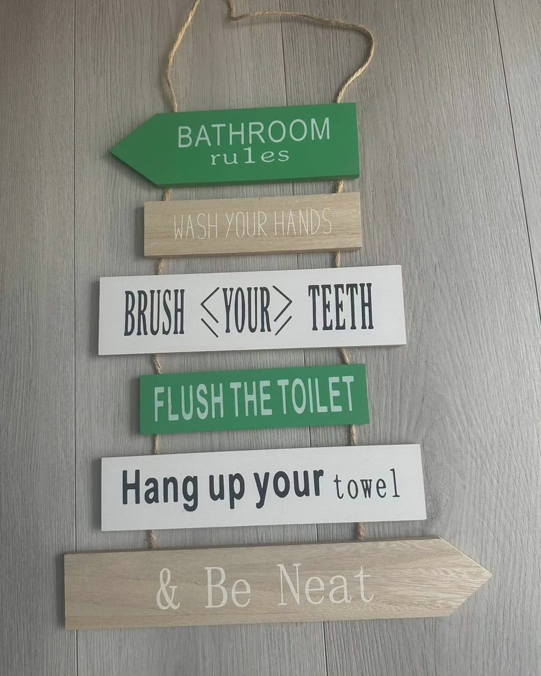 Art mural en bois suspendu