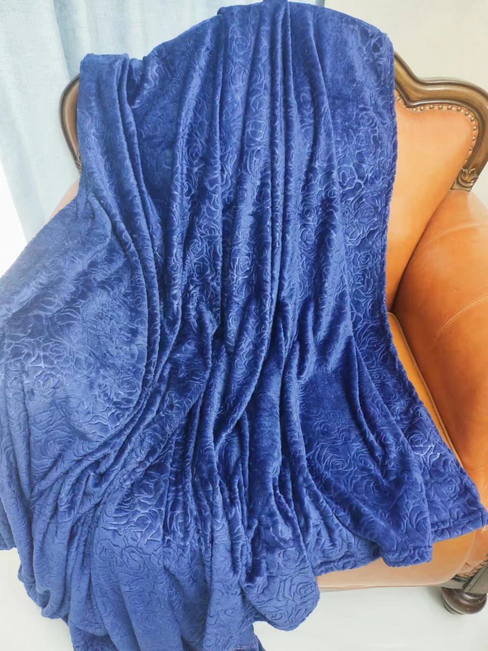 Couverture en polaire corail