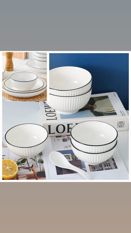 6Pc 5.5" Bols en céramique