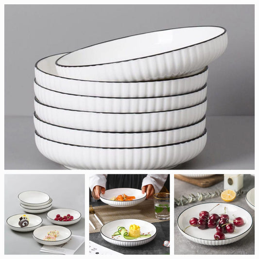 8 pouces -6Pc Assiettes Japonaises
