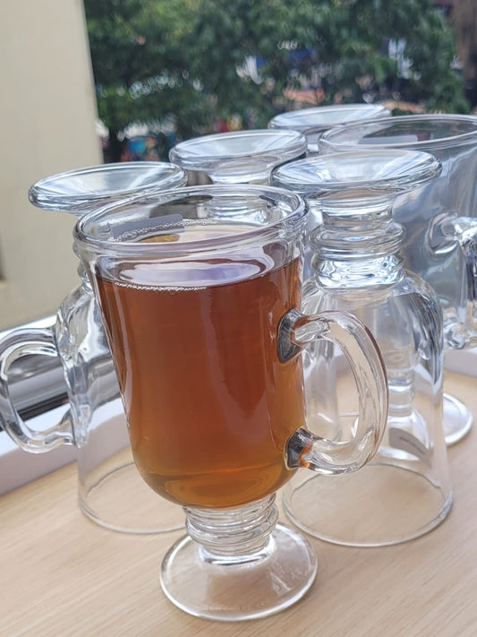 VERRES À CAFÉ IRLANDAIS ET THÉIÈRE-3495/=