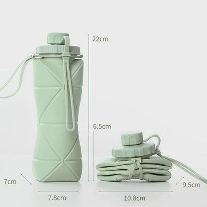 Bouteille d'eau pliable -600ml