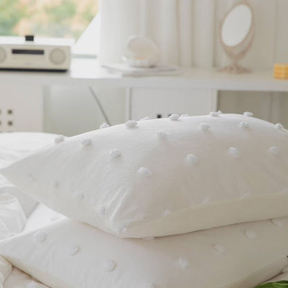 6*7 Housse de couette tuftée avec 2 taies
