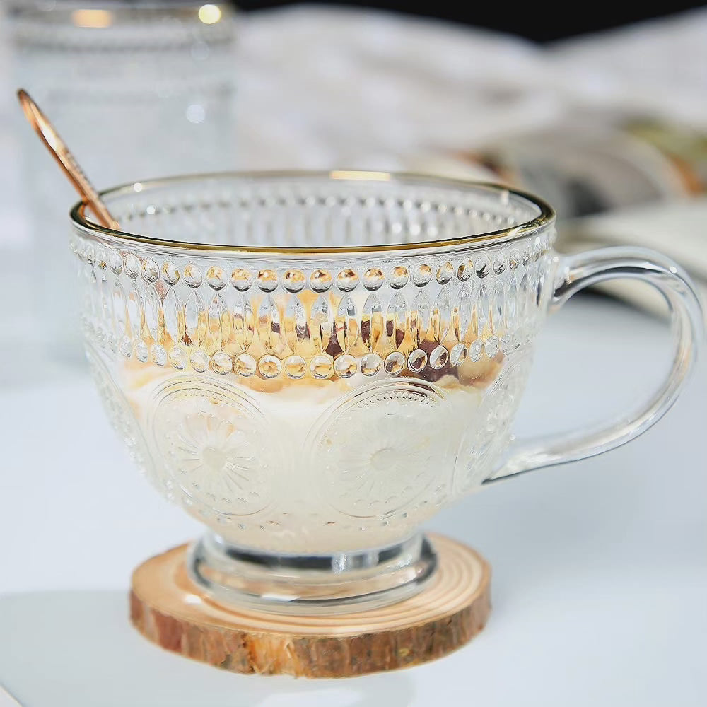 Ensemble de 3 tasses en verre