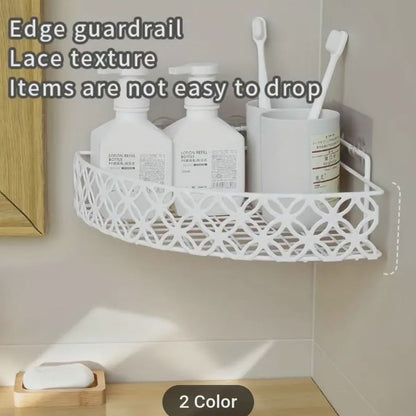 Étagère de salle de bain d'angle robuste