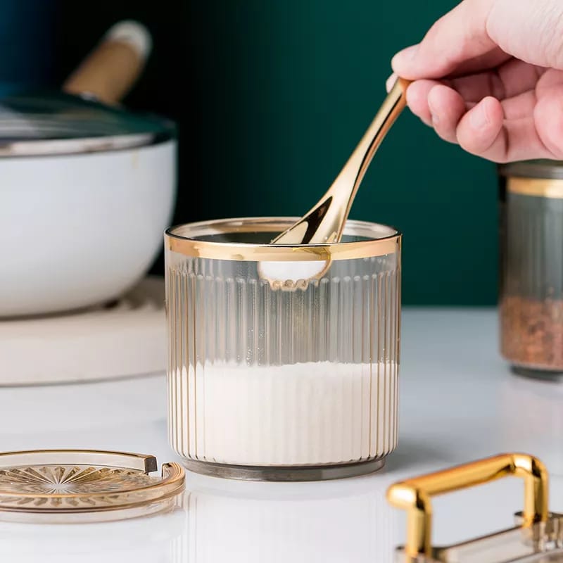 Ensemble de bocaux à épices en acrylique