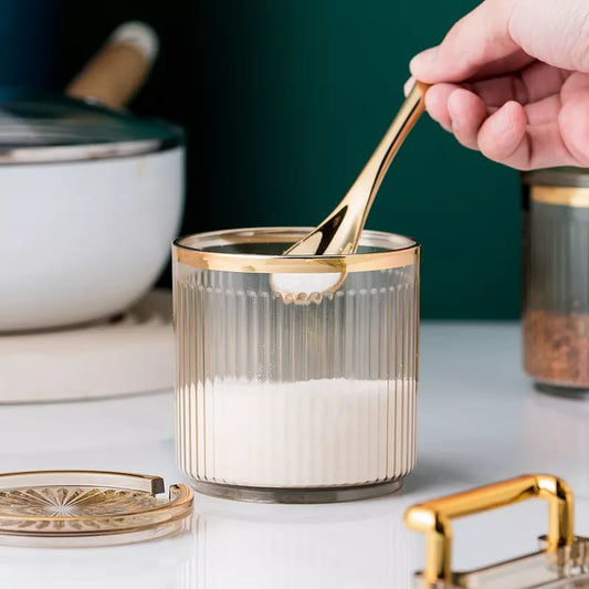 Ensemble de bocaux à épices en acrylique