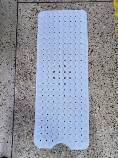 Tapis de salle de bain antidérapants extra longs bleus