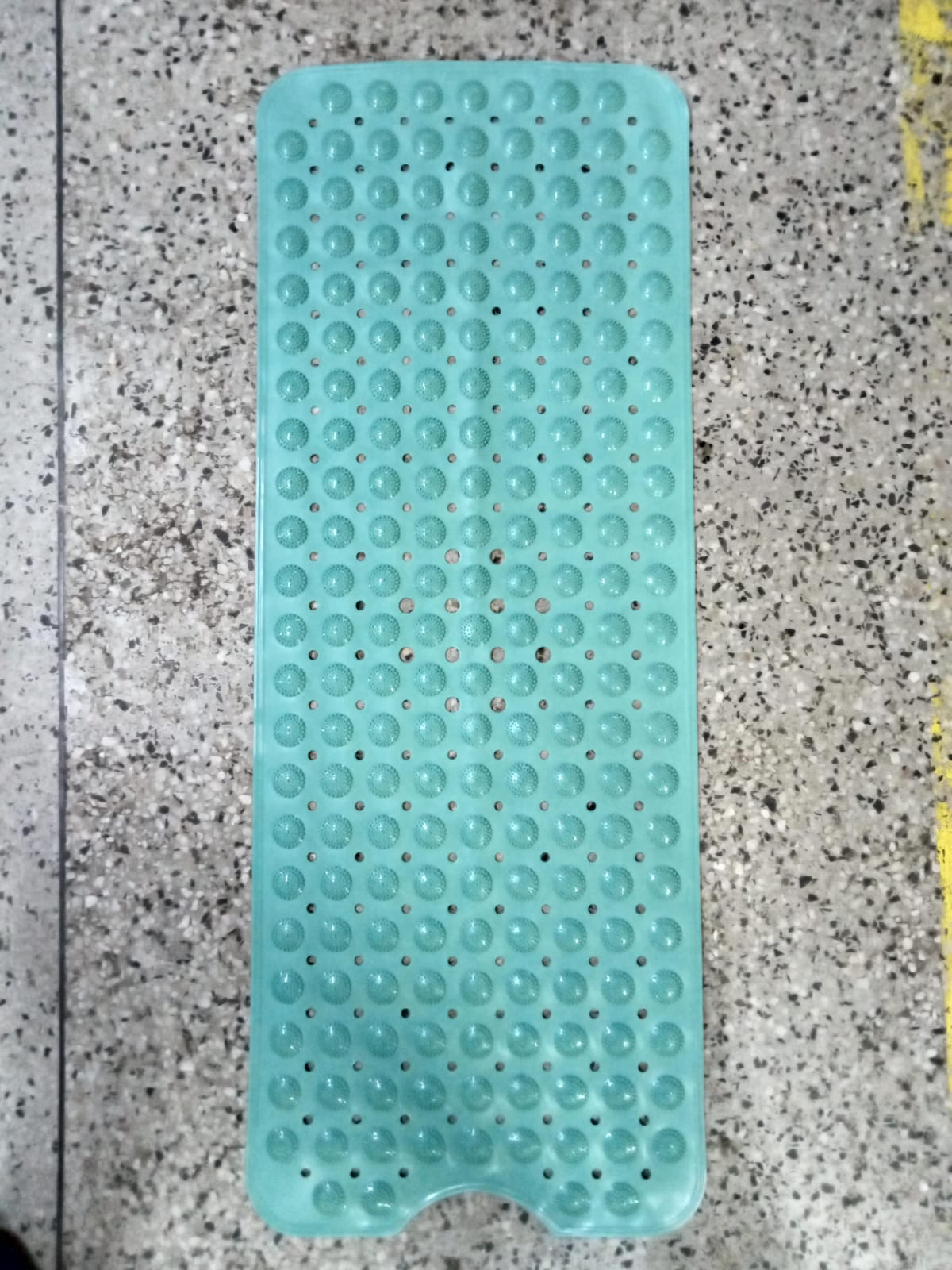 Tapis de salle de bain antidérapants extra longs bleus