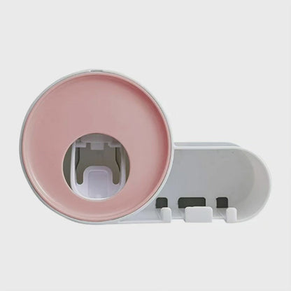 Distributeur de dentifrice élégant et support pour brosse à dents