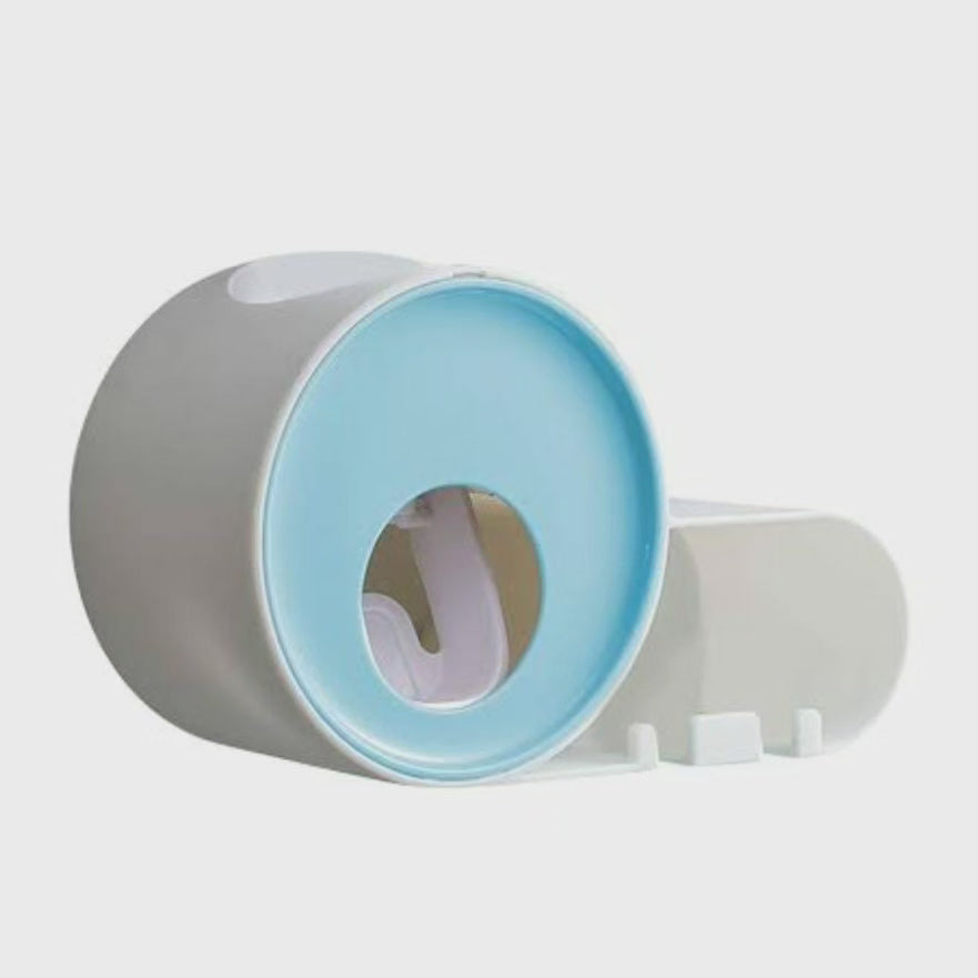 Distributeur de dentifrice élégant et support pour brosse à dents