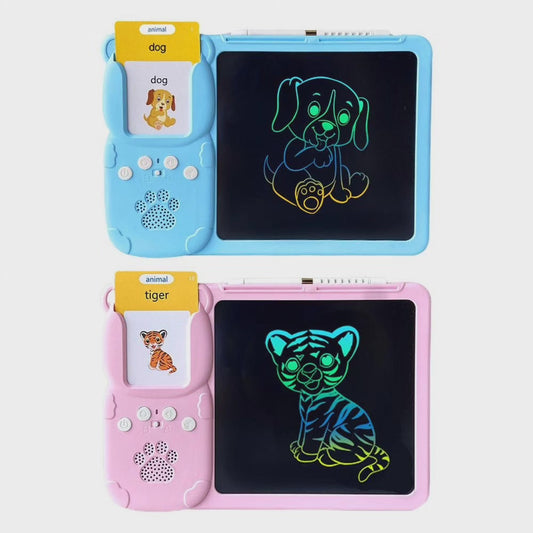 2 en 1 Cartes flash parlantes avec tablette LCD