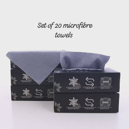 20 serviettes en microfibre
