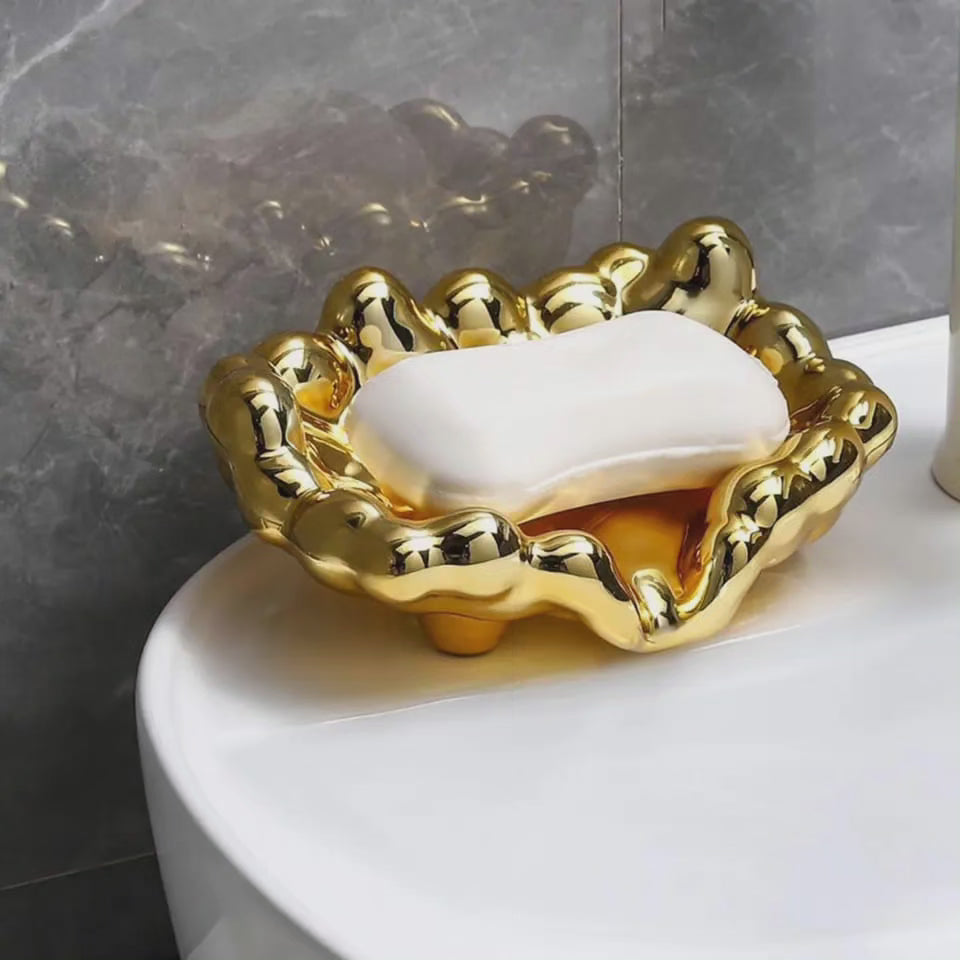 Porte-savon à drainage rapide