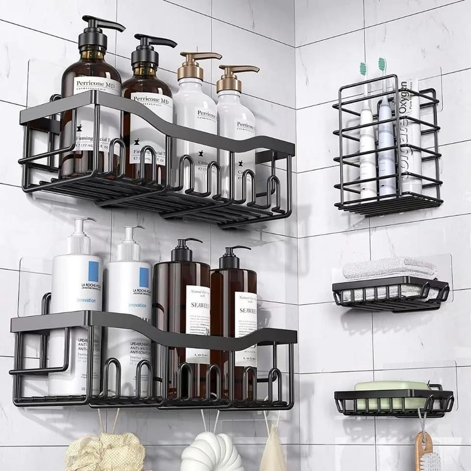 Ensemble de caddy de salle de bain 5 pièces