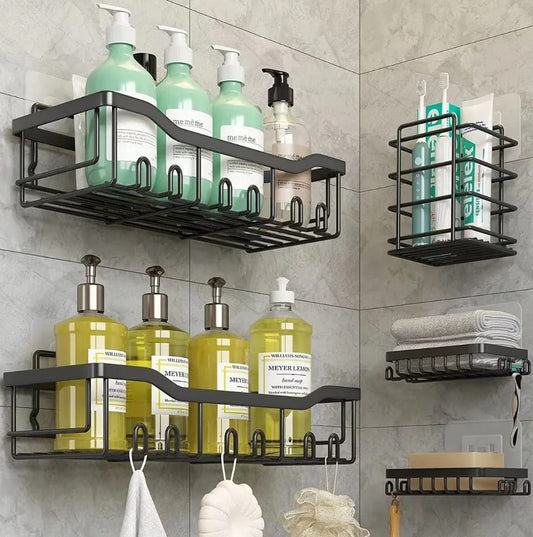 Ensemble de caddy de salle de bain 5 pièces
