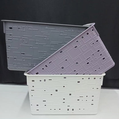 Grand Panier de Rangement en Plastique