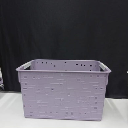 Grand Panier de Rangement en Plastique
