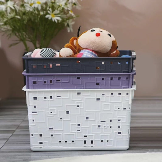 Grand Panier de Rangement en Plastique