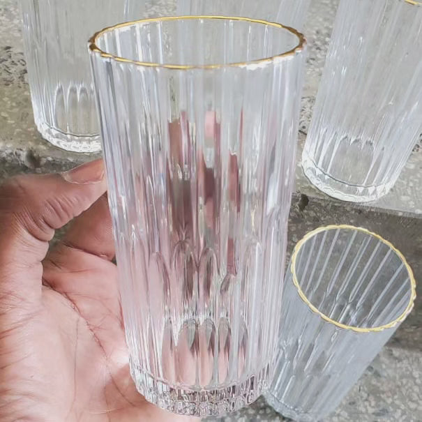 6pcs verres à eau élégants