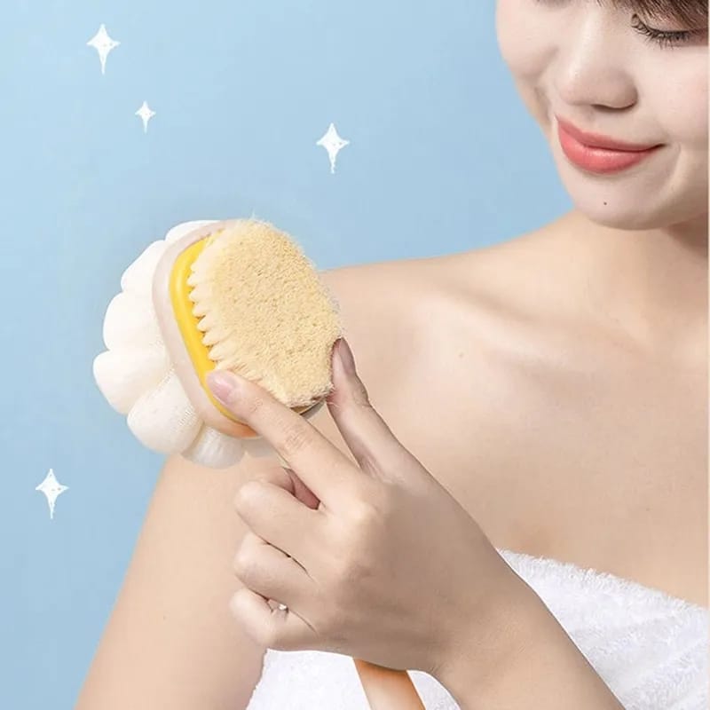 Brosse de bain double face