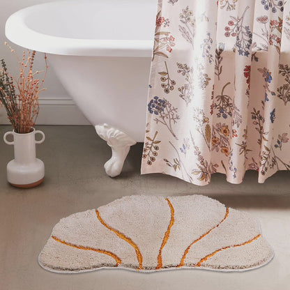 Tapis de sol en forme de coquille Tapis de porte