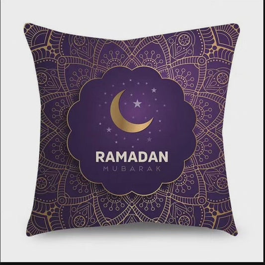 *Ramadhan Kareem / Eid Mubarak décor de maison housse de coussin jetable