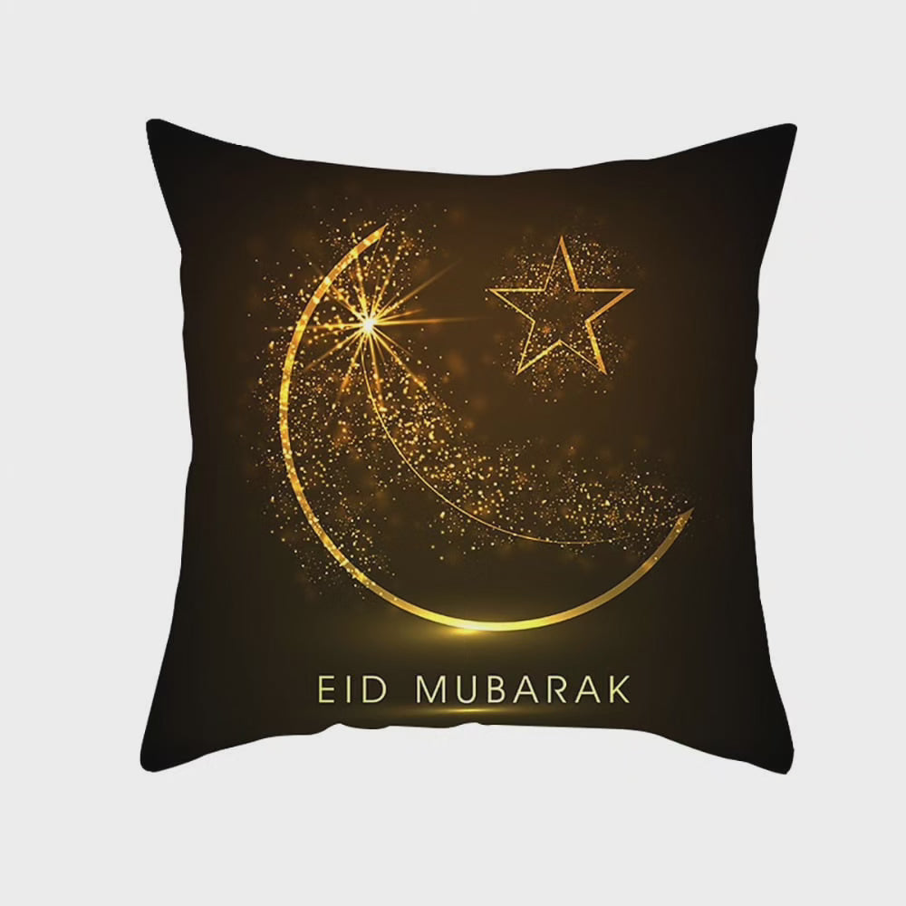 *Ramadhan Kareem / Eid Mubarak décor de maison housse de coussin jetable