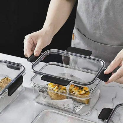 Ensemble de 2 pièces de contenants de stockage alimentaires en acrylique transparent