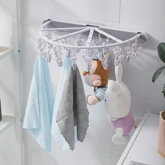 24 Cintre de vêtements pliable à clip